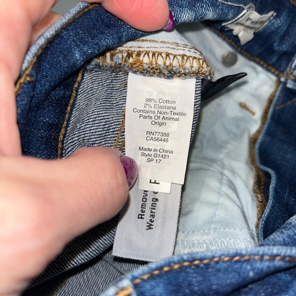 Madewell 9” High Riser Skinny Skinny Crop | Women’s Size 27 - Picture 5 of 8